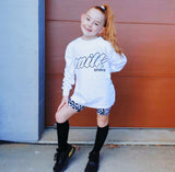 WHITE Long sleeve Tee