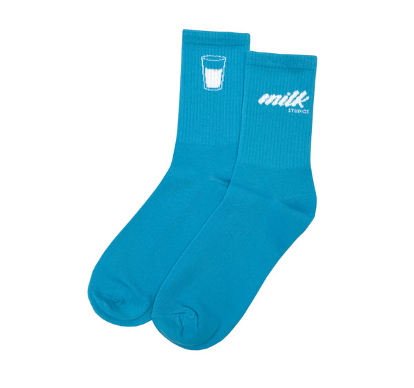 shopatlasgrey Slouch Socks 0-6M / Milk